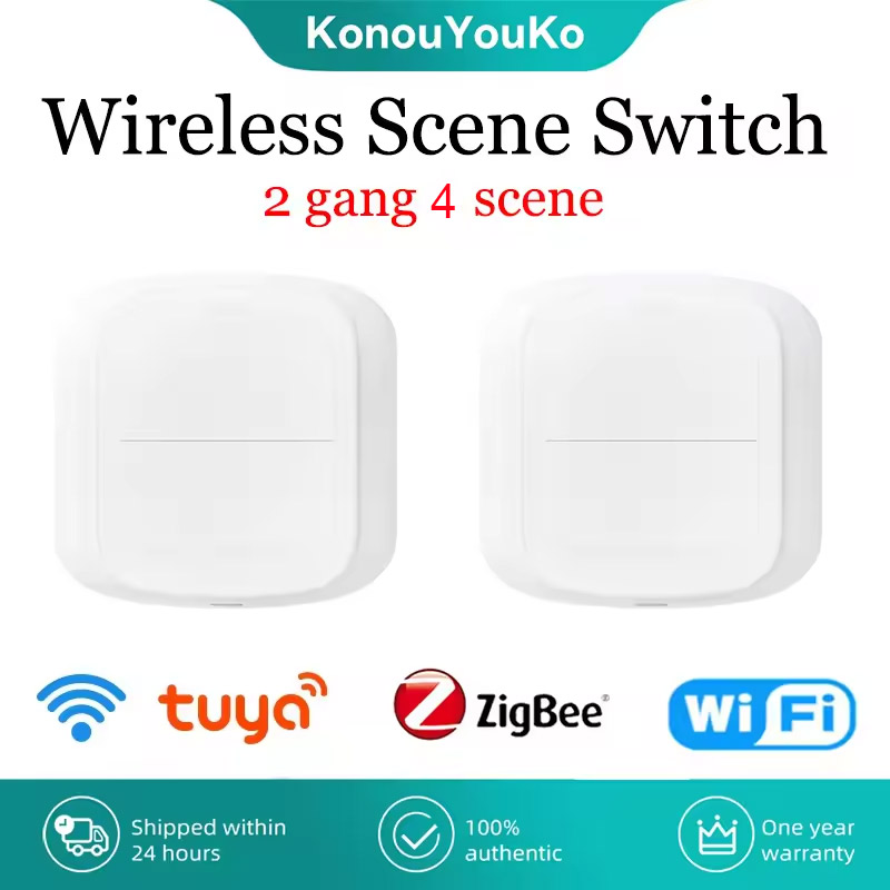 Home Automation Ideas - Tuya Zigbee WiFi interruptor inteligente botón