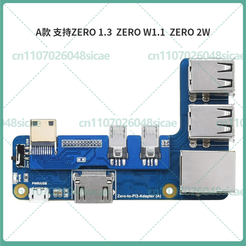 Pi Zero W Board - Placa de Expansión de Interfaz Ethernet