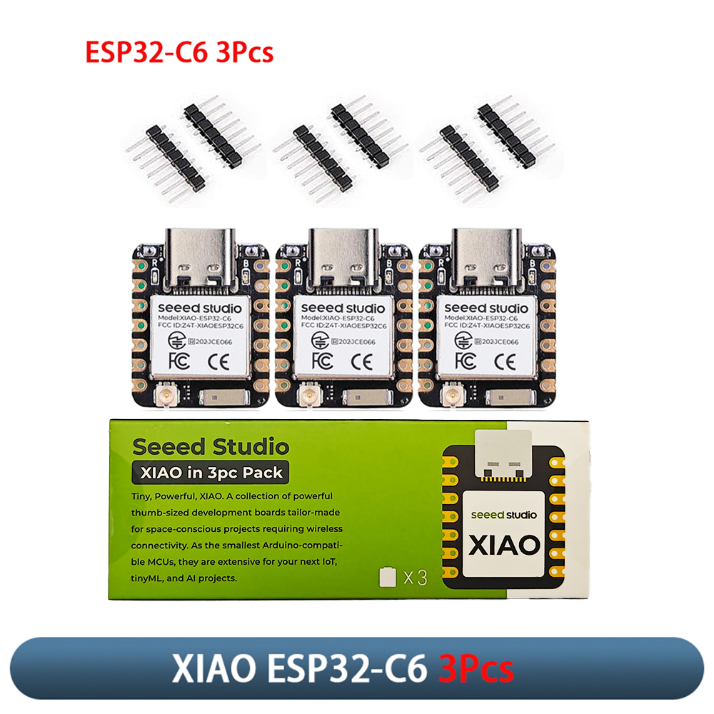 Home Automation Arduino - XIAO ESP32-C6, 3 Módulos de Placa