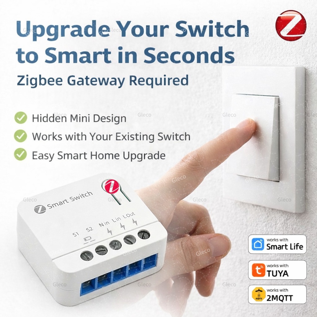 Diy Home Automation Hub - Módulo de Interruptor Inteligente ZigBee Tuya,