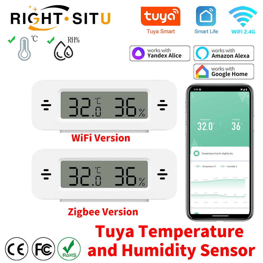 Tuya WiFi Zigbee Mini Sensor d - Home Automation Ideas reseña y precio