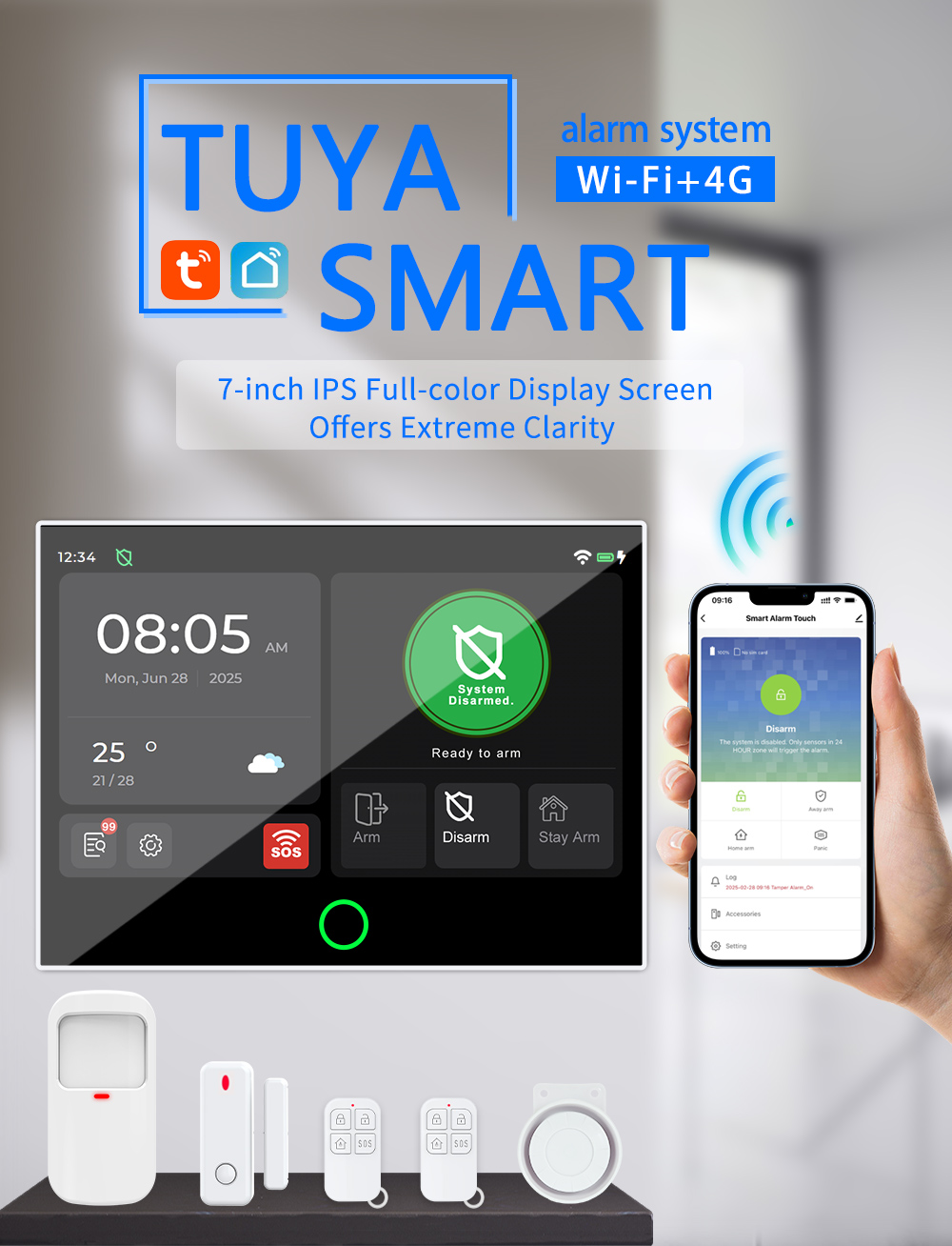 Recién llegado, sistema WiFi 4 - Motion Sensor Pir Wired reseña y precio
