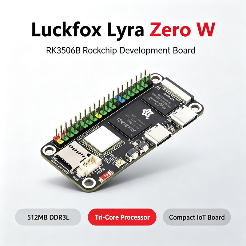 Placa Linux Luckfox Lyra Zero  - Pi Zero W Board reseña y precio
