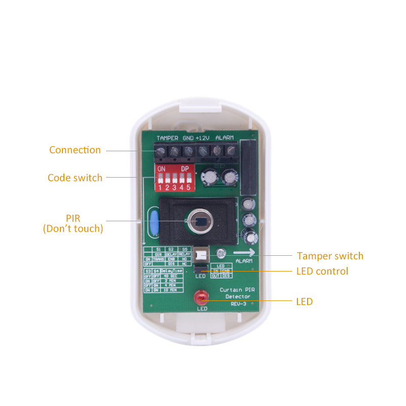 Sensor de movimiento con cable - Motion Sensor Pir Wired reseña y precio