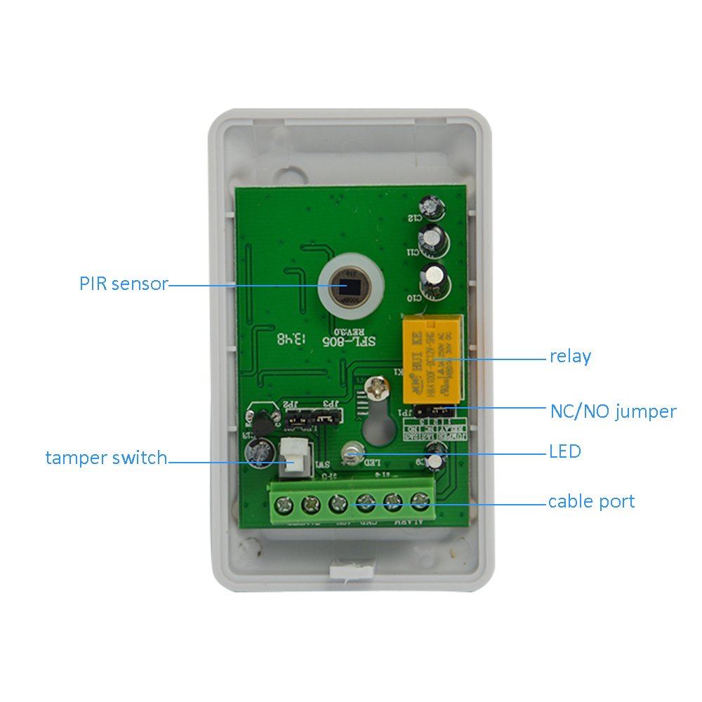Sensor de movimiento PIR con c - Motion Sensor Pir Wired reseña y precio