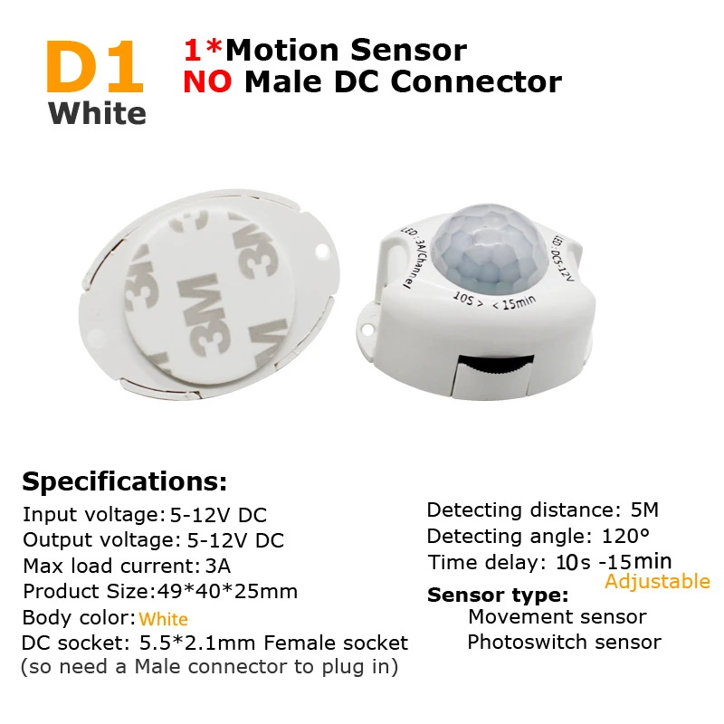 Interruptor de Sensor de movim - Motion Sensor Pir Wired reseña y precio