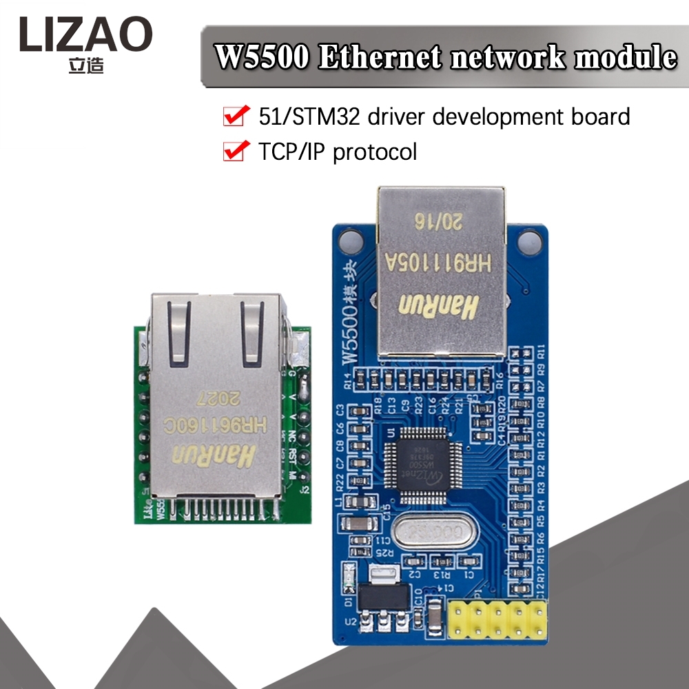 Módulo de Red Ethernet LIZAO W - Ethernet Module W5500 reseña y precio