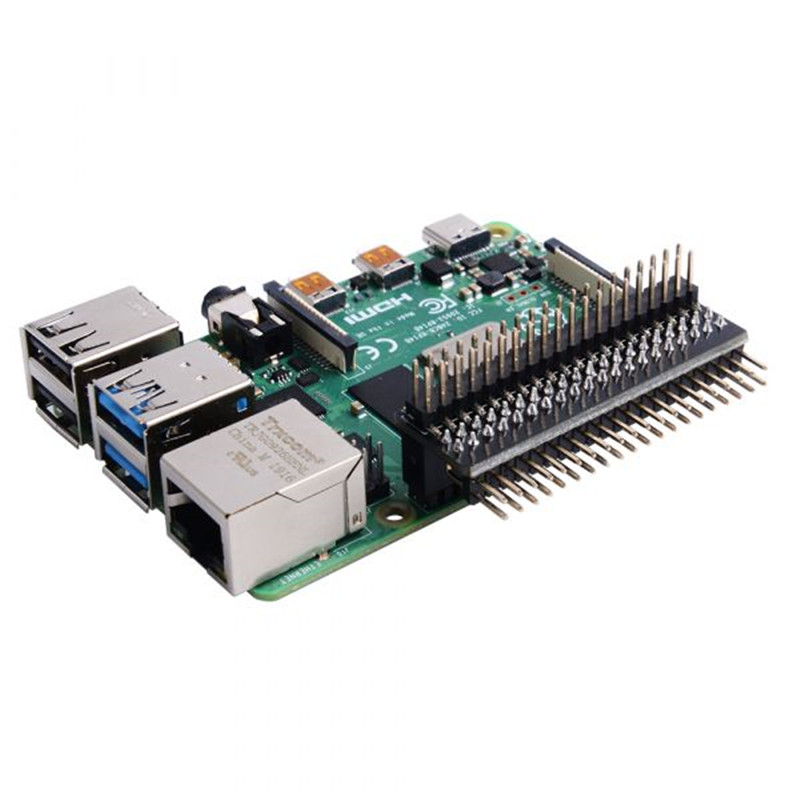 Conector GPIO en Ángulo Recto  - Pi Zero W Board reseña y precio
