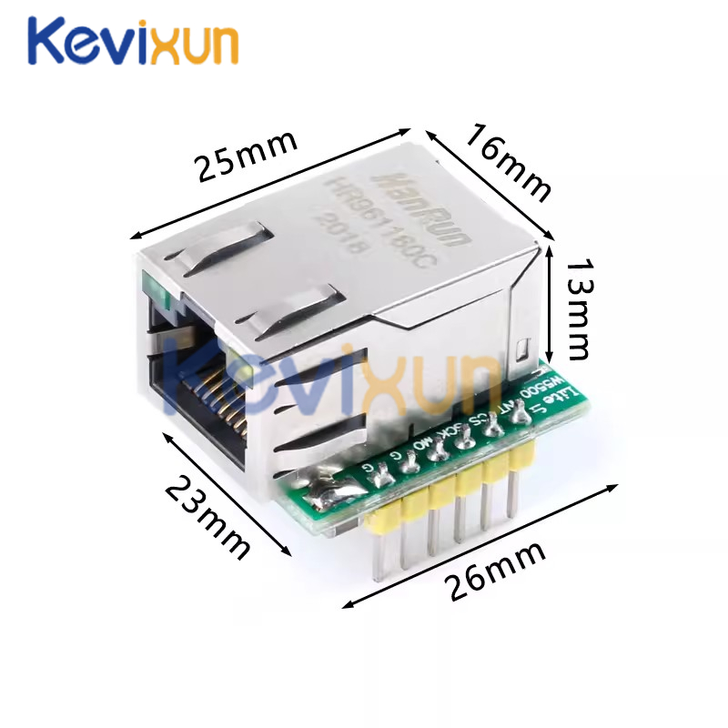 Módulo de red Ethernet W5500,  - Ethernet Module W5500 reseña y precio